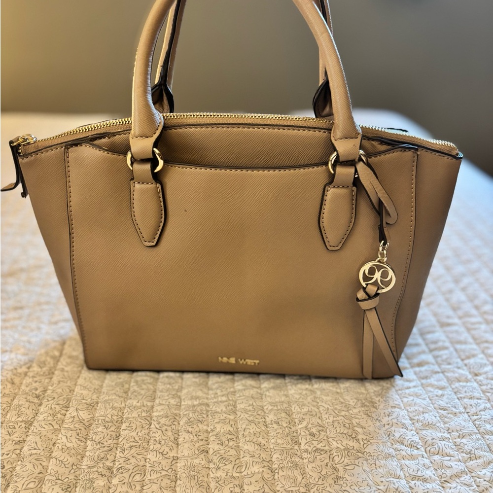 Nine West Beige Satchel